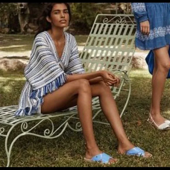 Tory Burch Bima Patent Espadrille Slide sandals - Picture 2 of 11